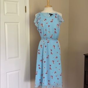 Banana Republic blue floral dress